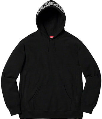 Supreme Sequin Arc Hooded Sweatshirt Black - Novelship