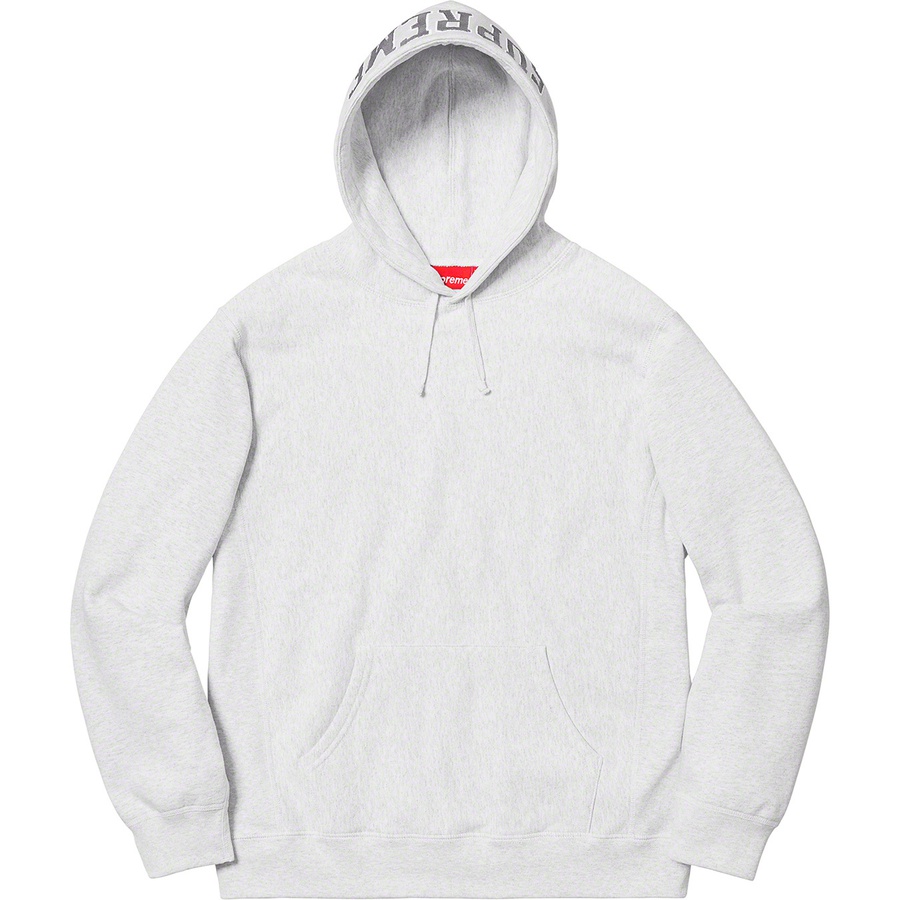 Supreme Sequin Arc Hooded Sweatshirt Ash Grey - Novelship