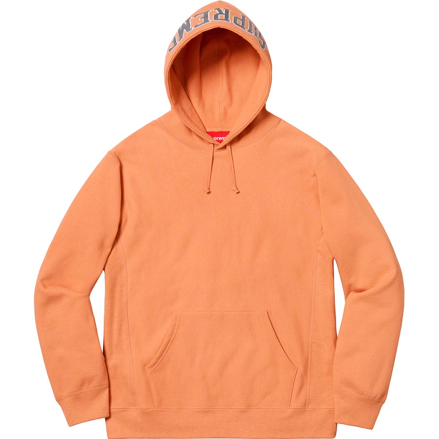 Supreme Sequin Arc Hooded Sweatshirt Pale Orange - Novelship