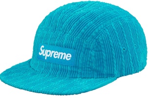 Supreme Rope Corduroy Camp Cap Bright Blue