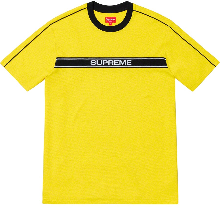 supreme-chest-stripe-logo-ss-top-yellow