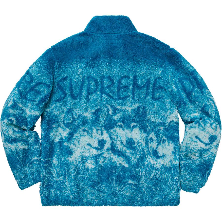 Order Jaket Fleece Wolf Supreme Teal Gelap