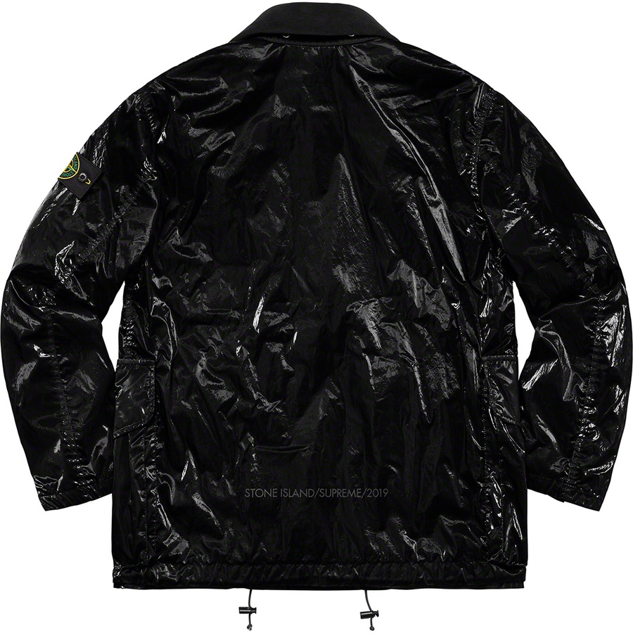 Supreme x Stone Island New Silk Light Jacket Black - Novelship