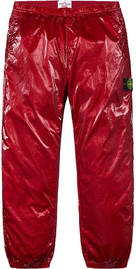 supreme-new-silk-light-pants-red