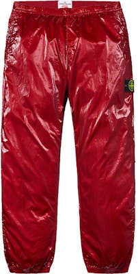 Supreme x Stone Island New Silk Light Pant Red Buy Supreme x Stone Island New Silk Light Pant Red