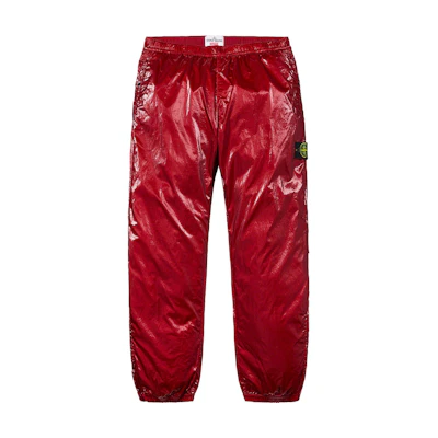 Supreme Stone Island New Silk Light Pant Red