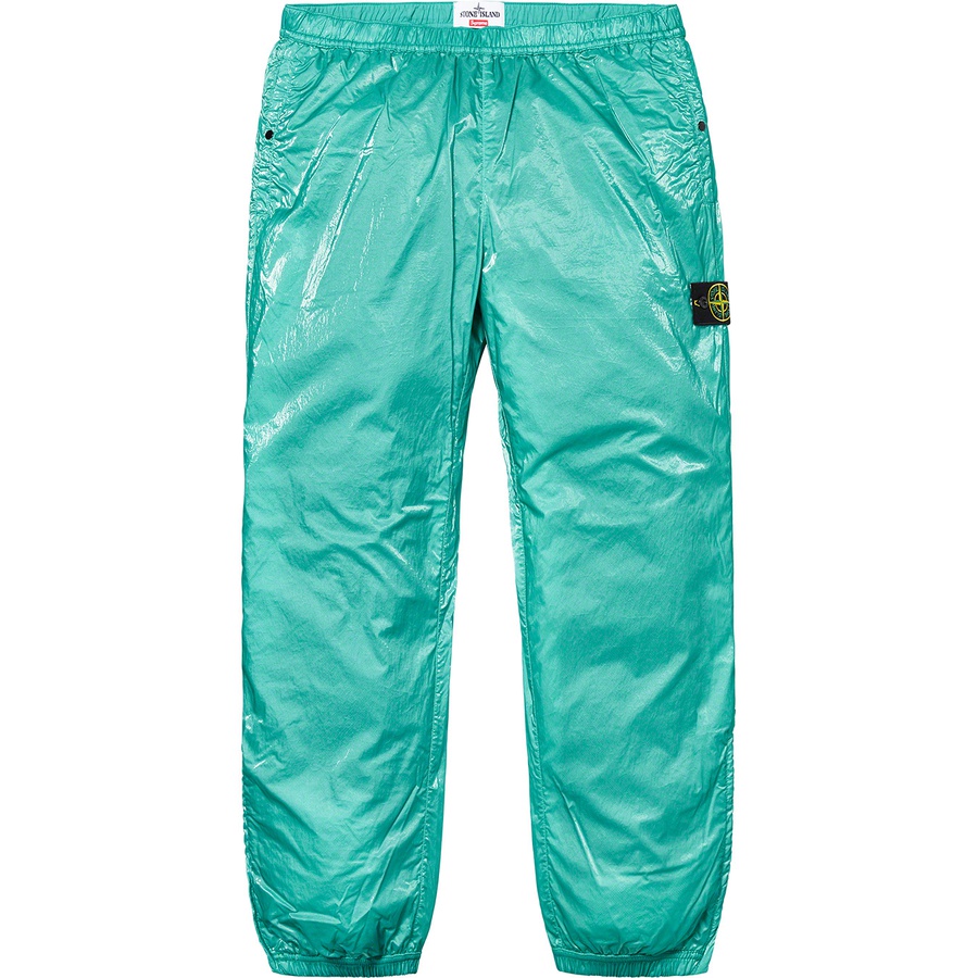 Supreme x Stone Island New Silk Light Pant Light Blue - Novelship