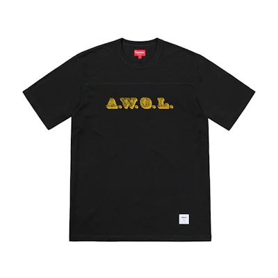 Supreme AWOL Football Top Black