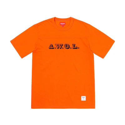 Supreme AWOL Football Top Orange