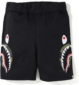 BAPE双面针织鲨鱼短裤黑色 Buy BAPE双面针织鲨鱼短裤黑色