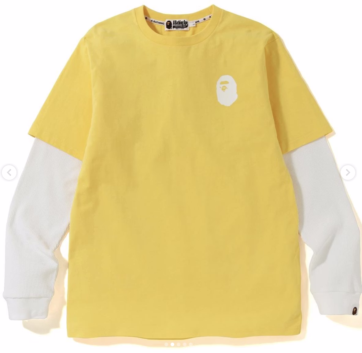 bape-pastel-color-layers-ls-tee-yellow