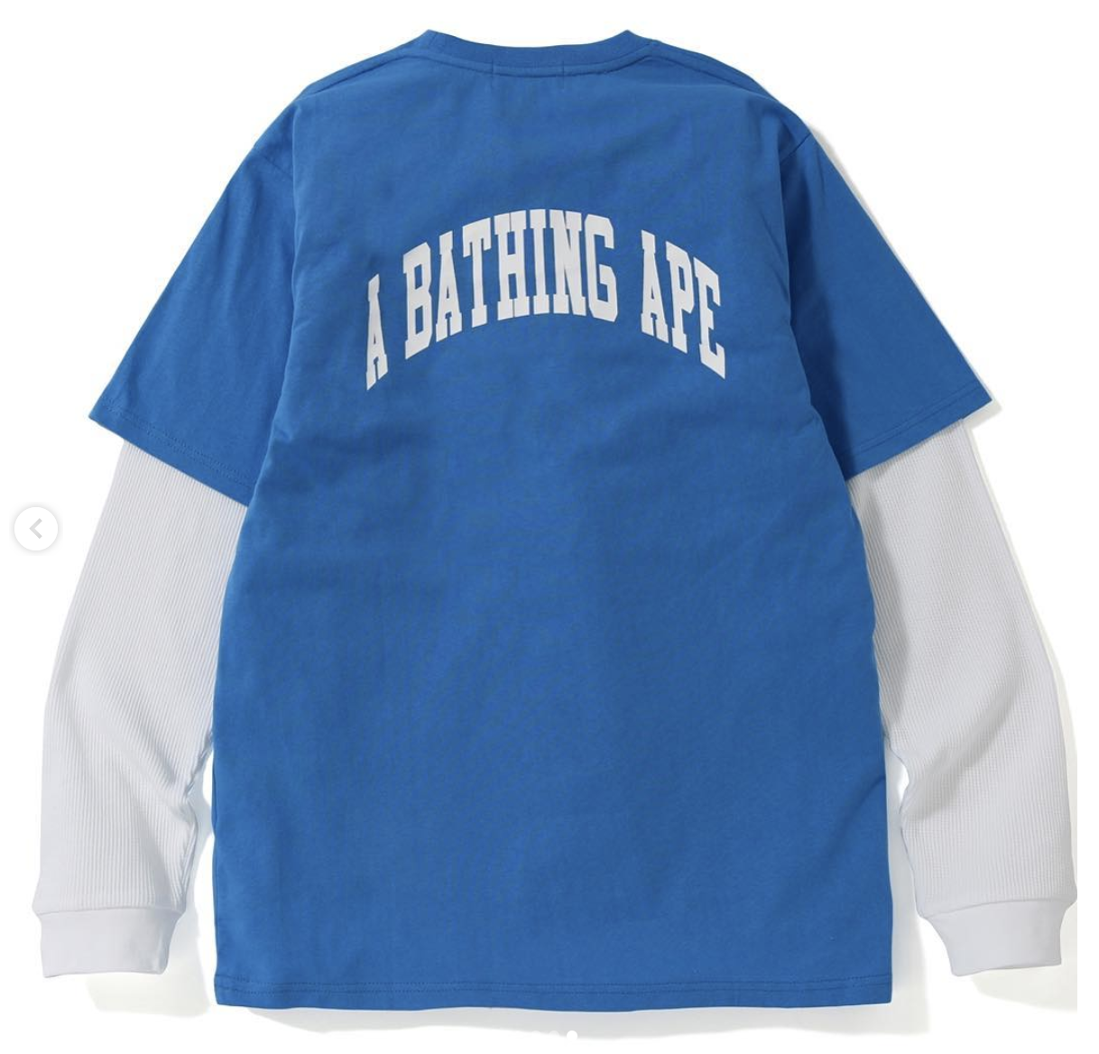 BAPE Pastel Color Layers LS Tee Blue 圖 2