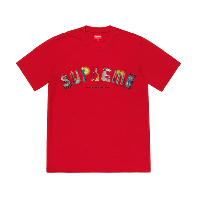 Supreme City Arc Tee Red