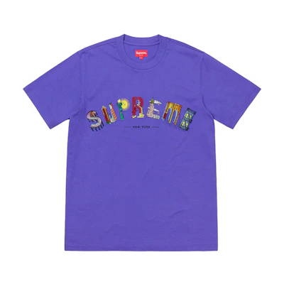 Supreme City Arc Tee Dusty Purple