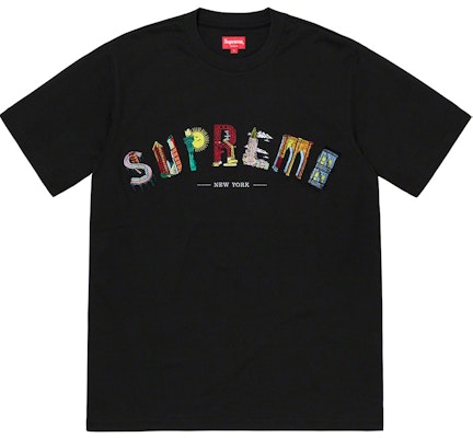 Supreme City Arc Tee Black Buy Supreme City Arc Tee Black