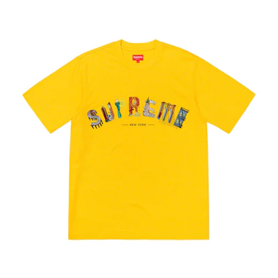 Supreme City Arc Tee Yellow