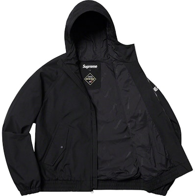 Supreme Jaket Harrington Gore-Tex Berhoodie Hitam Order Supreme Jaket Harrington Gore-Tex Berhoodie Hitam