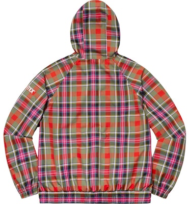 Supreme Gore-Tex Jaket Hooded Harrington Motif Kotak Hijau Olive Lookbook Supreme Gore-Tex Jaket Hooded Harrington Motif Kotak Hijau Olive