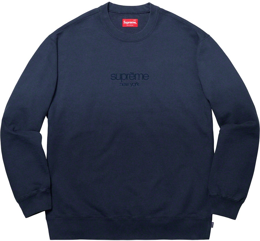 supreme-dipped-crewneck-navy