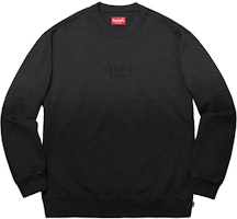 Supreme Dipped Crewneck Black