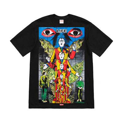 Supreme Gilbert&George LIFE Tee Black