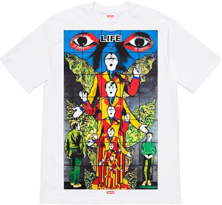 Supreme Gilbert&George LIFE Tee White Buy Supreme Gilbert&George LIFE Tee White