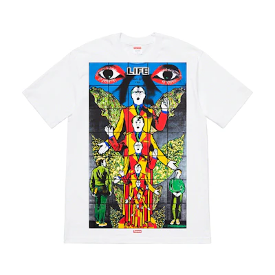 Supreme Gilbert&George LIFE Tee White