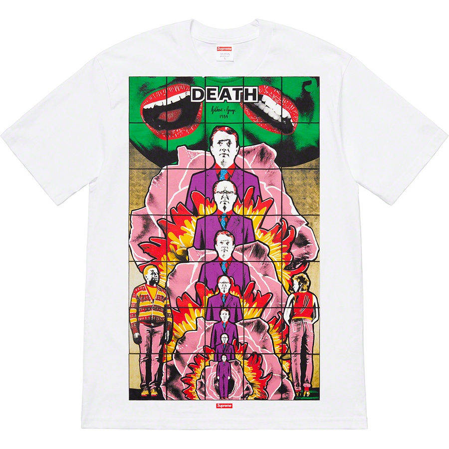 Buy Supreme Gilbert&George DEATH Tee Putih