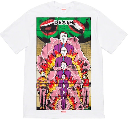 Supreme Gilbert&George DEATH Tee Putih Buy Supreme Gilbert&George DEATH Tee Putih