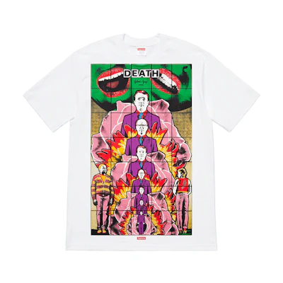 Supreme Gilbert&George DEATH Tee White
