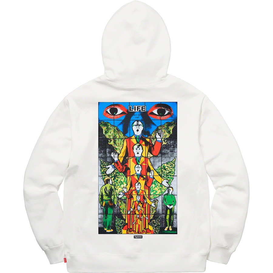 Order Supreme Gilbert&George LIFE Hooded Sweatshirt White