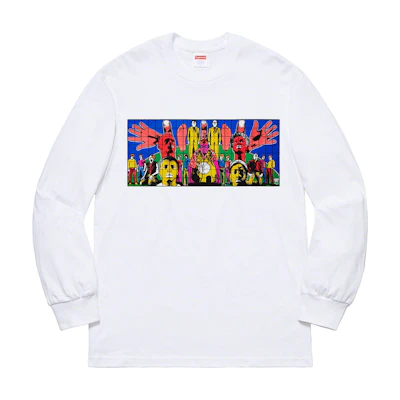 Supreme Gilbert&George DEATH AFTER LIFE L/S Tee White