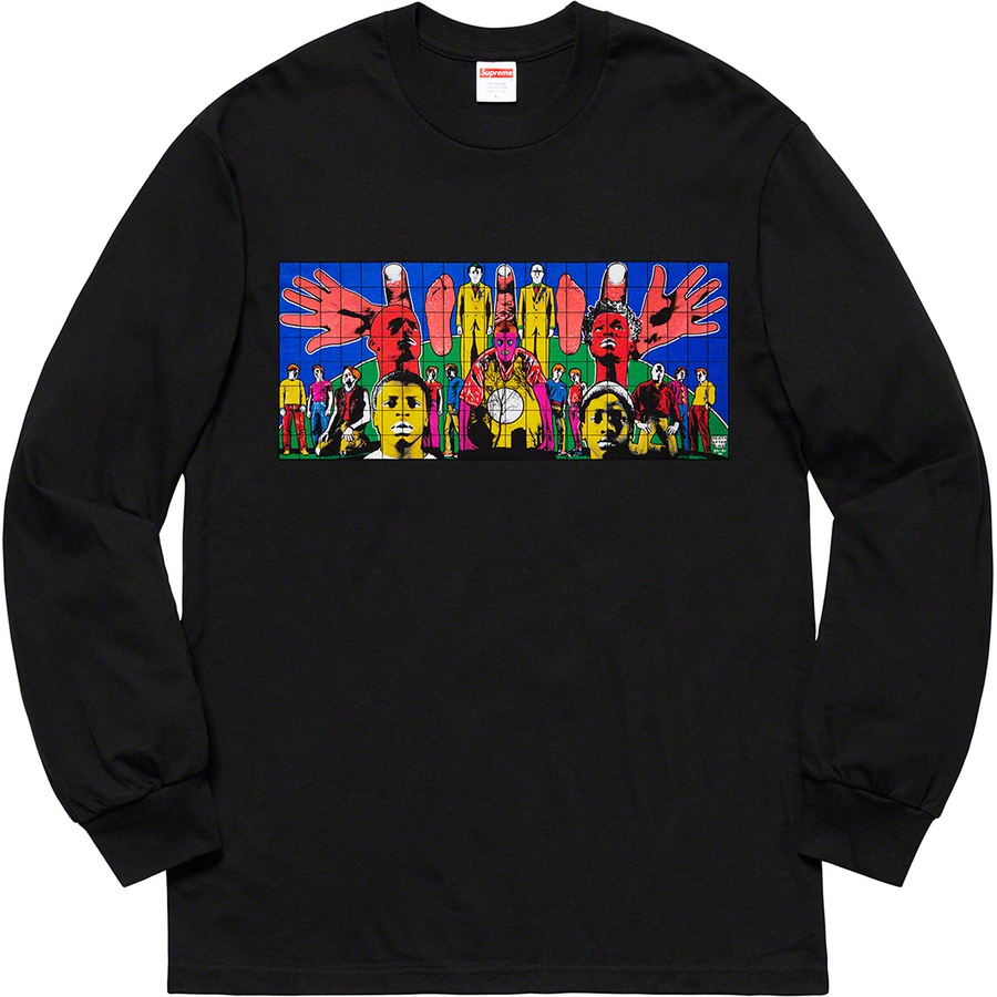 Supreme Gilbert&George DEATH AFTER LIFE L/S Tee Black - Novelship