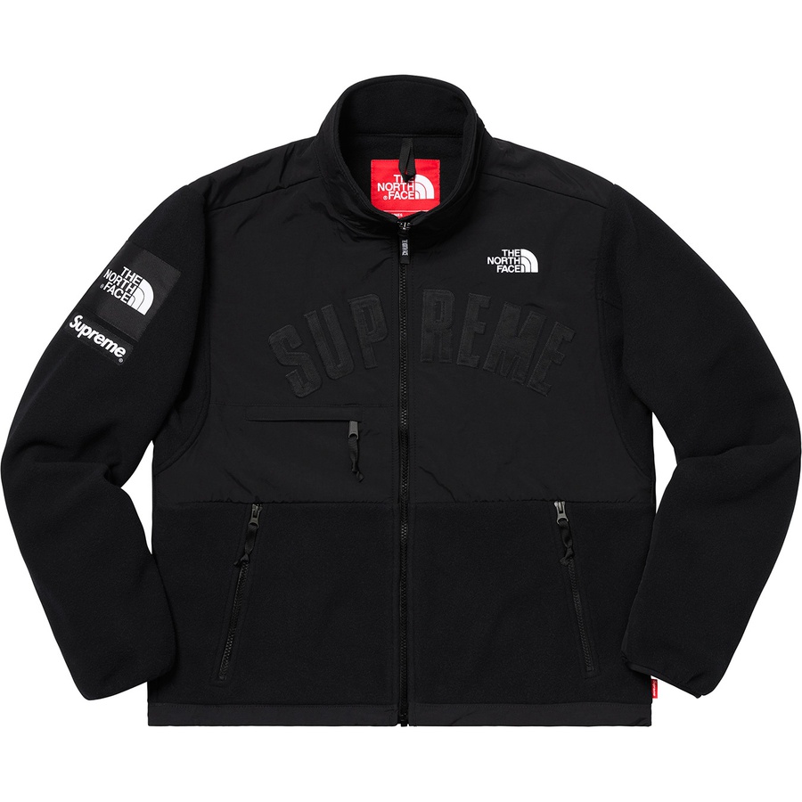 Supreme x The North Face Arc Logo Denali Fleece Jacket Black