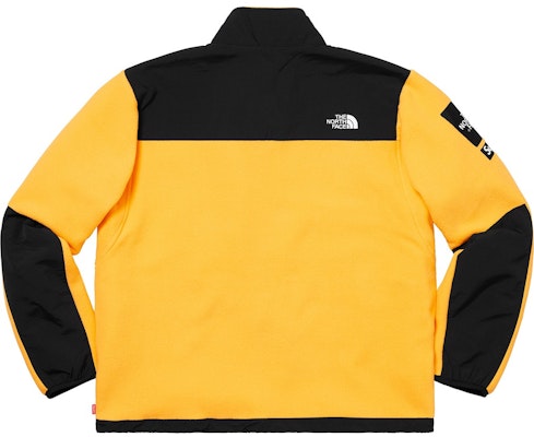 Supreme x The North Face Arc Logo Denali Fleece Jacket Yellow - Novelship