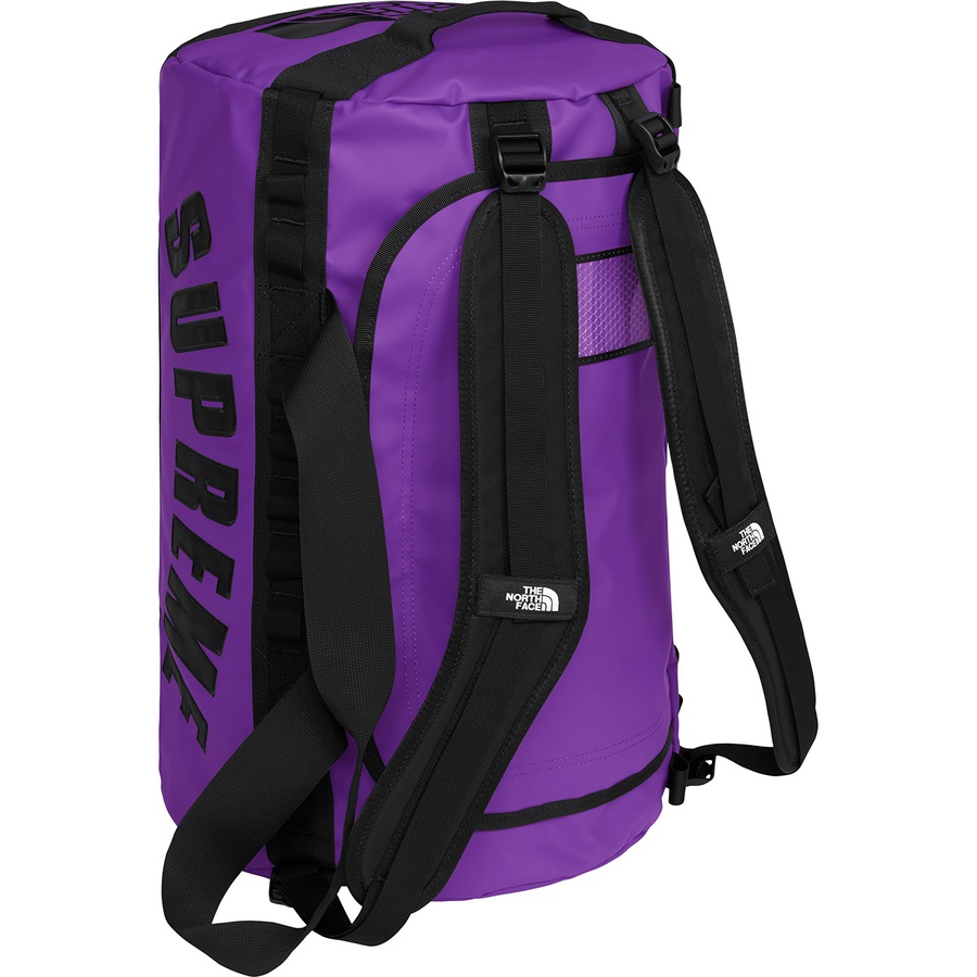 Supreme purple cheap duffle bag