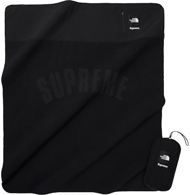 Supreme x The North Face Arc Logo Denali Fleece Blanket Black Buy Supreme x The North Face Arc Logo Denali Fleece Blanket Black