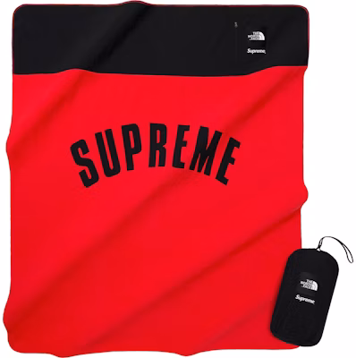 Supreme x The North Face Arc Logo Denali Fleece Blanket Red Buy Supreme x The North Face Arc Logo Denali Fleece Blanket Red