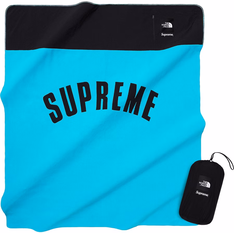 supreme-the-north-face-arc-logo-denali-fleece-blanket-teal