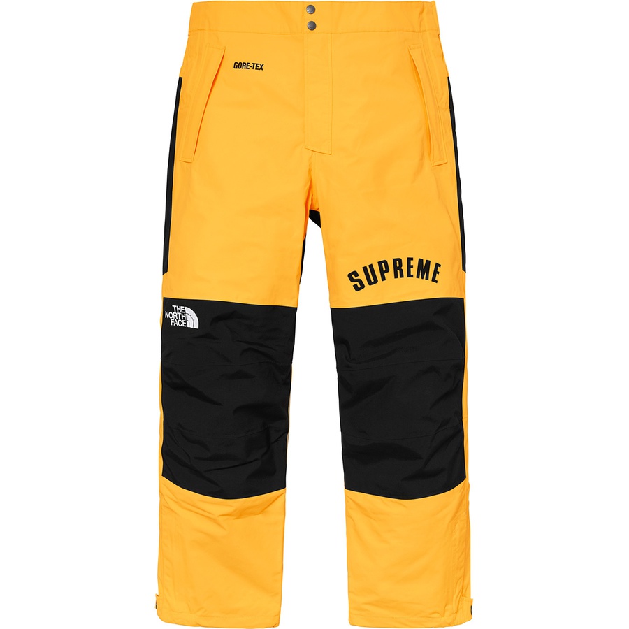 Supreme x The North Face Arc Logo Mountain Pant Yellow - Novelship