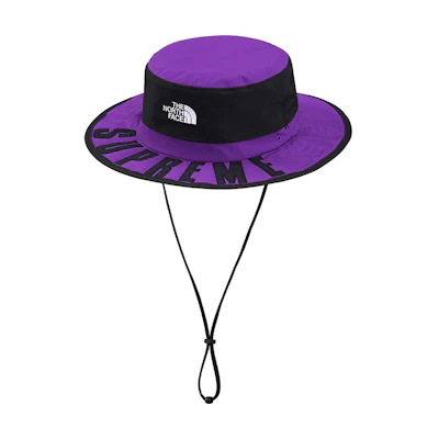 Supreme TNF Arc Logo Horizon Breeze Hat Purple