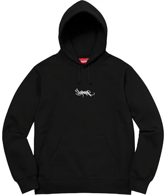 Supreme 经典徽标连帽黑色卫衣 Buy Supreme 经典徽标连帽黑色卫衣