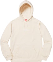 Supreme Tag Logo Hooded Sweatshirt Natural Supreme Tag Logo Hooded Sweatshirt Natural
