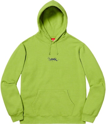 Supreme标志连帽衫酸橙色 Buy Supreme标志连帽衫酸橙色