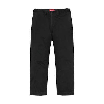 Supreme Arc Logo Chino Pant Black