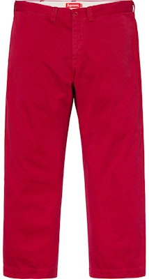 슈프림 아치 로고 치노 팬츠 (레드)
Buy 슈프림 아치 로고 치노 팬츠 (레드)