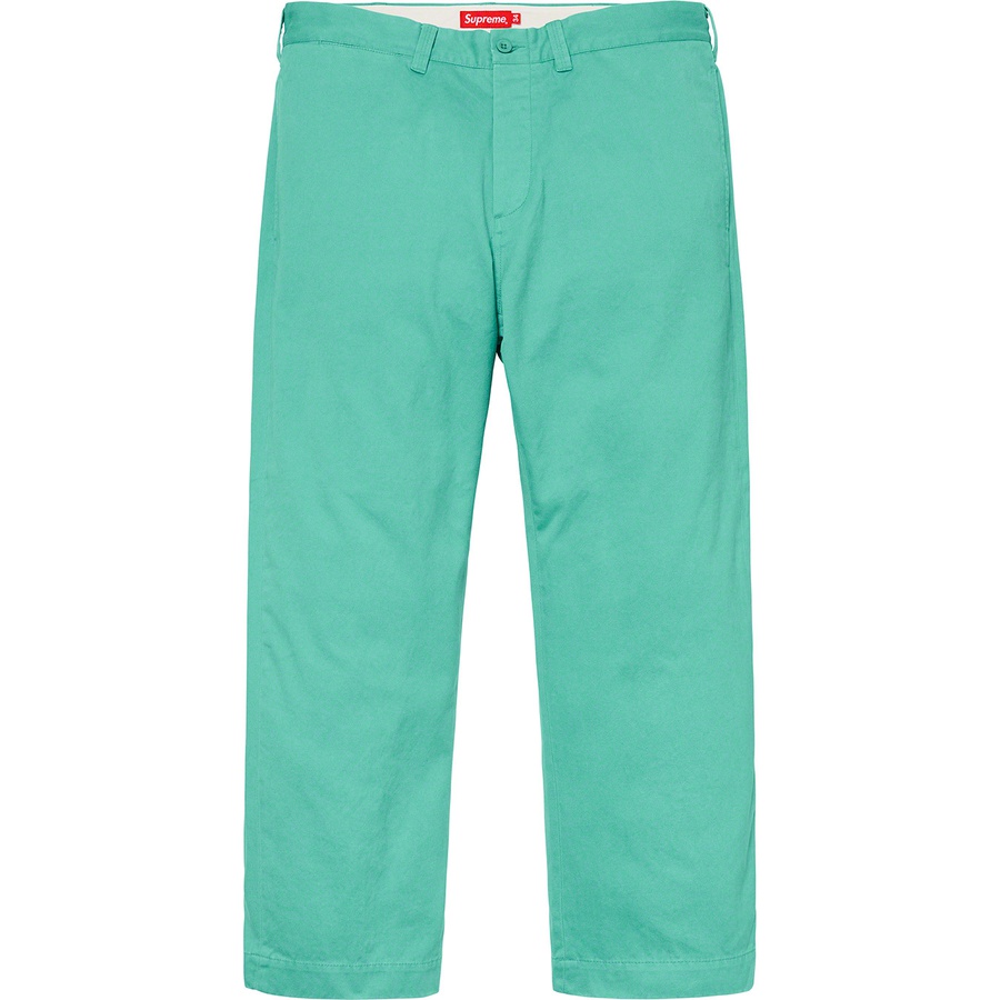 Supreme Arc Logo Chino Pant Light Green