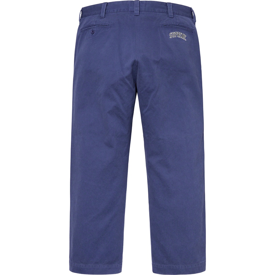 Supreme Arc Logo Chino Pant Light Navy - Novelship