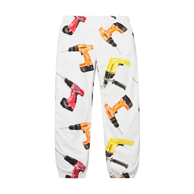 Supreme Drills Skate Pant White