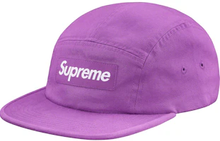 Supreme Washed Chino Twill Camp Cap Light Purple Supreme Washed Chino Twill Camp Cap Light Purple